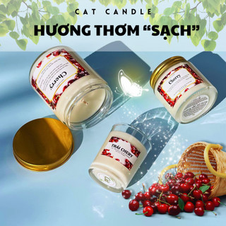 Nến Thơm Phòng Cao Cấp Sáp Thực Vật Không Khói Đạt Chuẩn USA -  Nến Thơm Handmade Toả Hương Tốt - Cát Candles