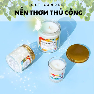 Nến Thơm Phòng Cao Cấp Sáp Thực Vật Không Khói Đạt Chuẩn USA -  Nến Thơm Handmade Toả Hương Tốt - Cát Candles
