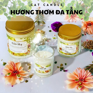 Nến Thơm Handmade Cát Candle - Nến Thơm Sáp Thực Vật Không Khói - An Toàn Cho Sức Khoẻ - Nến Thơm Nhiều Mùi Hương