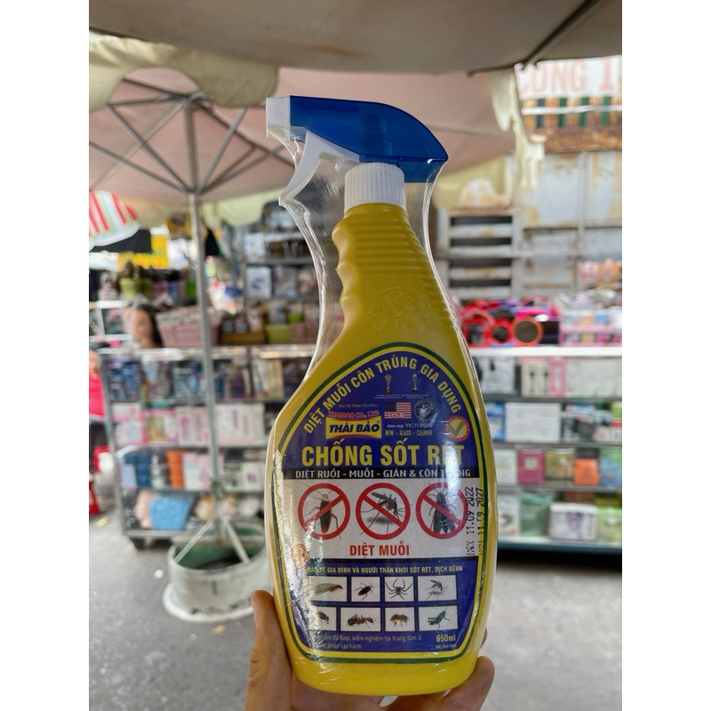 Chai xịt muỗi kiến gián côn trùng.Thái bảo 650 ml | Shopee Việt Nam