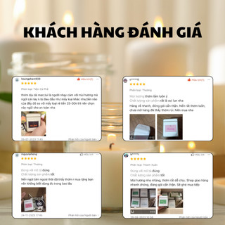Nến Thơm Phòng Không Khói - Nến Thơm Handmade Gió Biển Sáp Thực Vật Lành Tính - Nến Thơm Quà Tặng - Cát Candle
