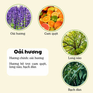 Nến Thơm Phòng Không Khói - Nến Thơm Handmade Hoa Oải Hương Sáp Thực Vật Lành Tính - Nến Thơm Quà Tặng - Cát Candle