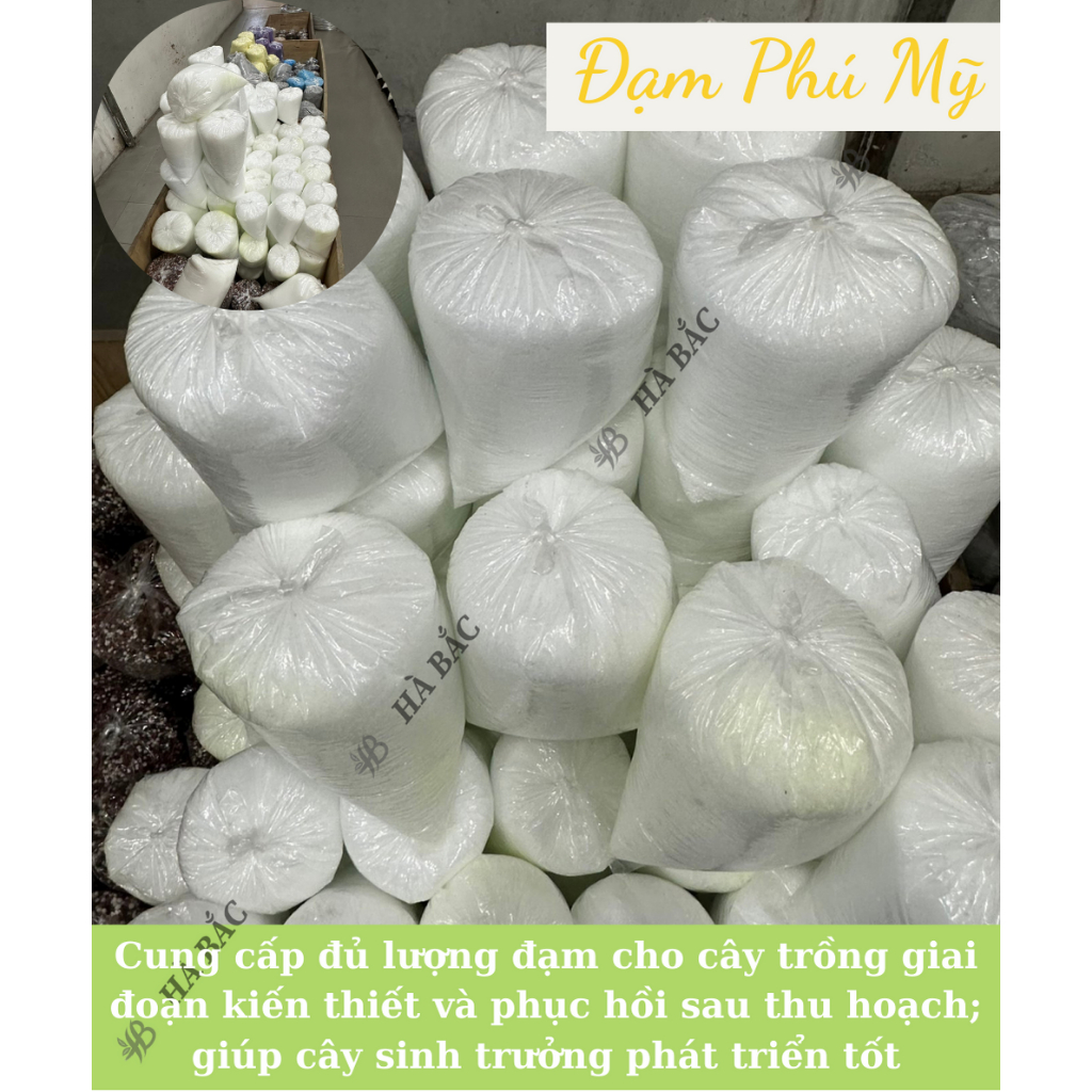 Phân Đạm Urê Phú Mỹ Túi 100GR/500GR/1KG (bán lẻ) - Phân Bón Vô Cơ, Chuyên Dùng Cho Rau Màu, Hoa, Cây Cảnh