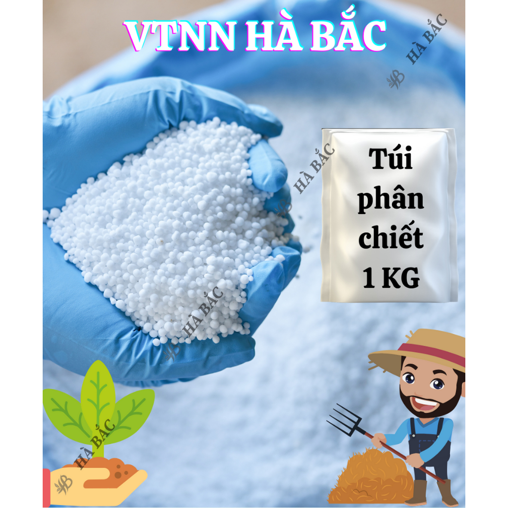 Phân Đạm Urê Phú Mỹ Túi 100GR/500GR/1KG (bán lẻ) - Phân Bón Vô Cơ, Chuyên Dùng Cho Rau Màu, Hoa, Cây Cảnh