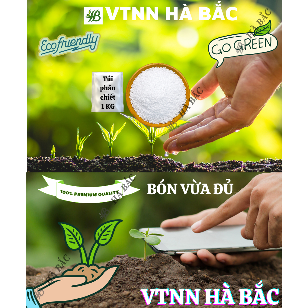 Phân Đạm Urê Phú Mỹ Túi 100GR/500GR/1KG (bán lẻ) - Phân Bón Vô Cơ, Chuyên Dùng Cho Rau Màu, Hoa, Cây Cảnh