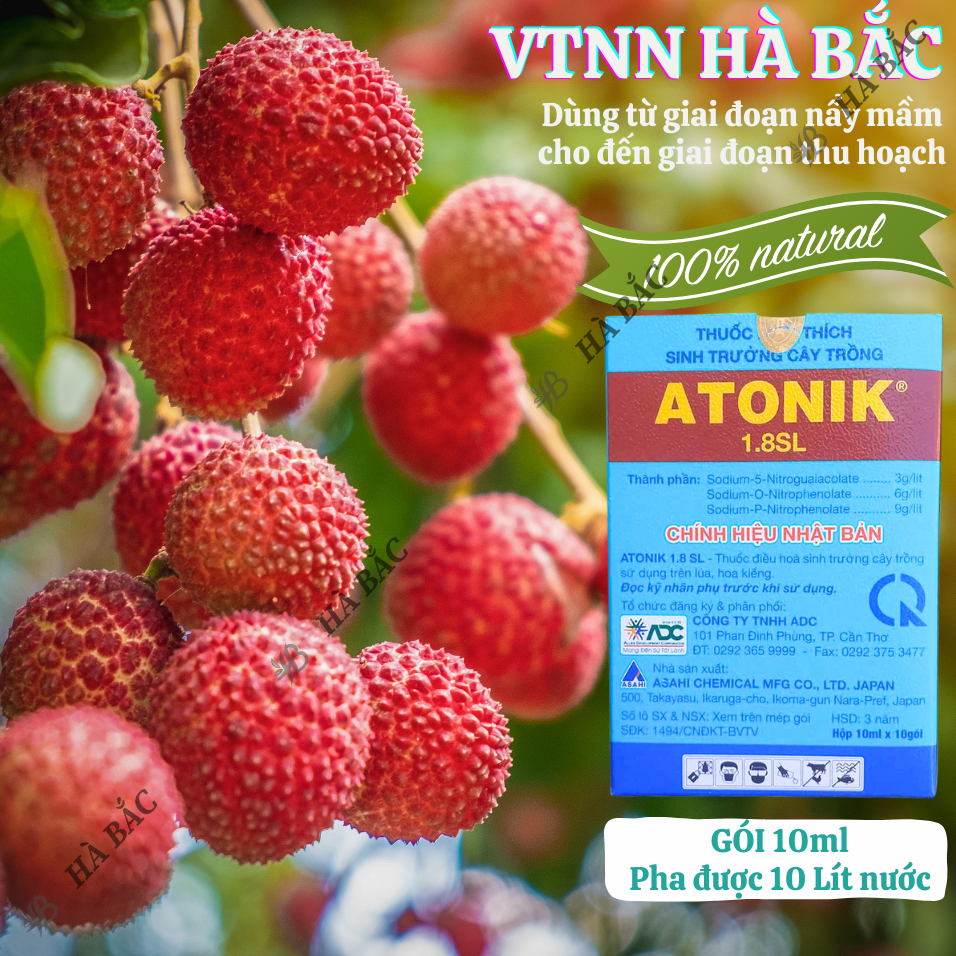 Thuốc Kích Thích Sinh Trưởng Cây Trồng ATONIK 1.8SL (gói 10ml), kích rễ cực mạnh [Giá tốt nhất thị trường]