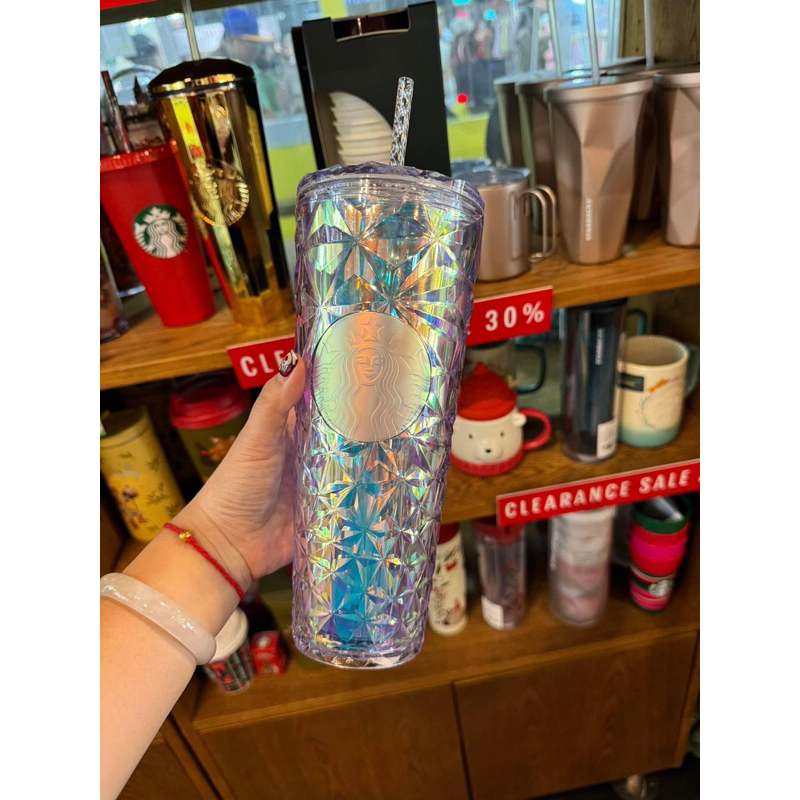 Ly Starbucks Prism Dichroic Cold Cup 24oz (710ml) | Shopee Việt Nam