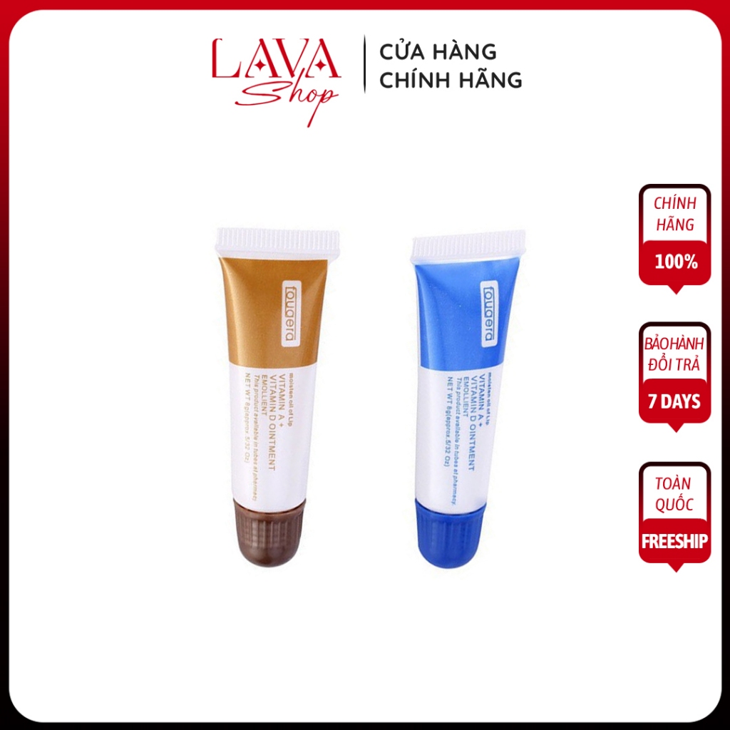 Dưỡng Tuýp Vitamin A D Dưỡng Môi, Mày Sau Xăm, Giúp Da Mau Lành