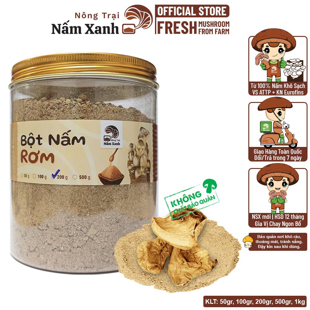 Bột Nấm Rơm 500gr 1kg Gia Vị Nêm Món Ăn Thêm Ngọt Thanh Bổ Dưỡng - Nông ...