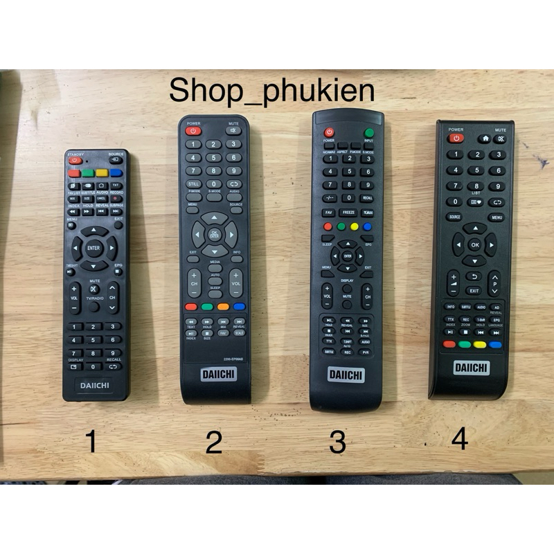 Remote Điều khiển tivi DAIICHI | Shopee Việt Nam