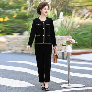 Bộ Đồ trung niên chất vải nhung cao cấp sang trọng SP2