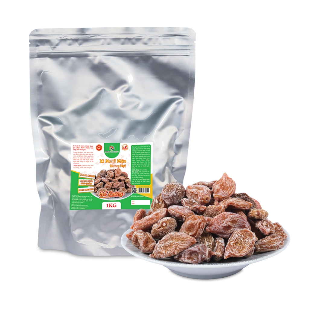 Combo 2 bịch xí muội mặn - ngọt không hạt Như Ý Company - Bịch 1kg