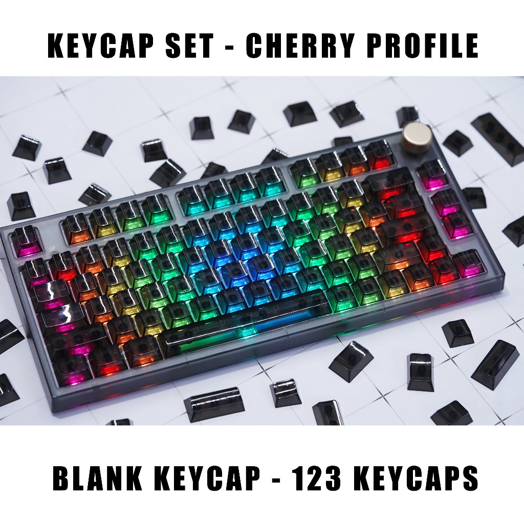 Keycap bàn phím cơ - Keycap SET - Blank Keycap 123 | Shopee Việt Nam