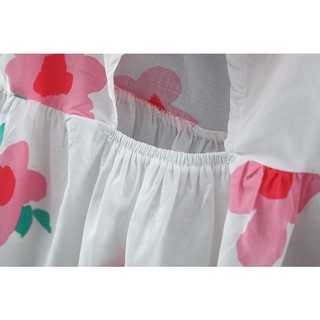 (2-3T) Váy bé gái 8-14kg thô cotton hoa váy xinh mùa hè mới D925 BÍ NGÔ NHỎ