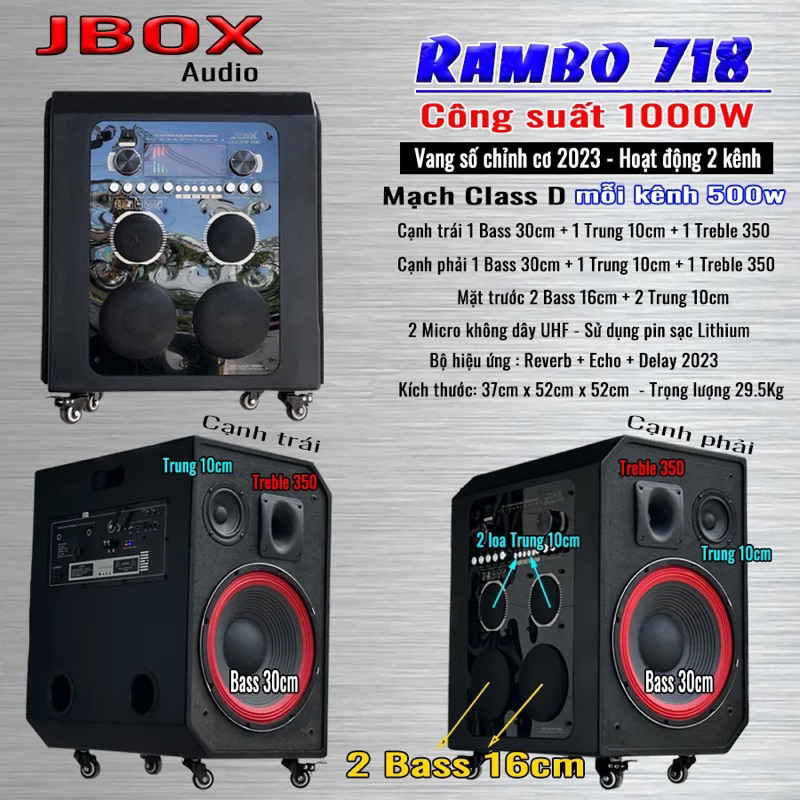 Hướng dẫn mua loa kéo Rambo 718