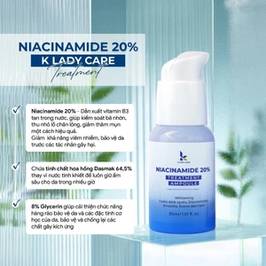 Ampoule B3 niacinamide 20% - K LADY CARE/ làm trắng, đều màu da/ se khít chân lông/ sáng khỏe da/ 30ml