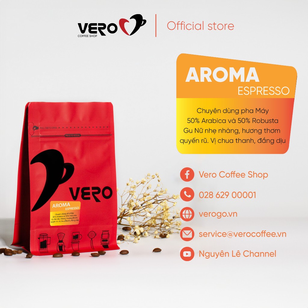 Cà Phê Vero Aroma Espresso 250g Shopee Việt Nam