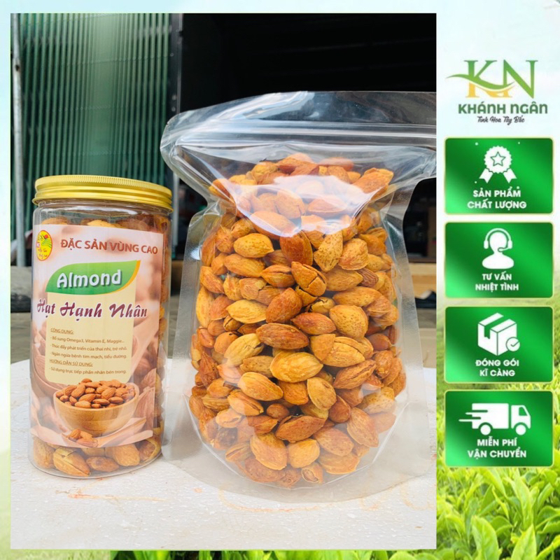 Hạnh Nhân Rang Bơ – Hạt Hạnh Nhân Sấy Giòn – Ăn Vặt Ngon Miệng, Giàu Dinh Dưỡng