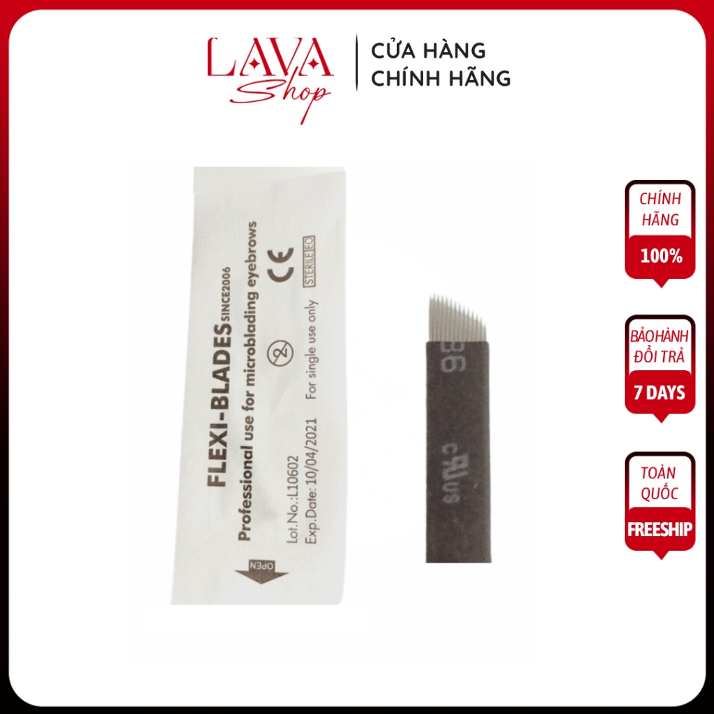 Dao khắc Nano Flexi Đen chéo 14 - chéo 18 | Dụng Cụ Phun Xăm