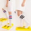 Tất dài đầu gối kẻ sọc phong cách thể thao cho bé trai bé gái sơ sinh 1-3 tuổi ShinHome Baby