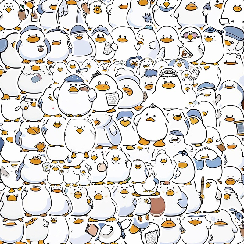 8 - Set 50 Sticker Chú Vịt Mập Mạp | Shopee Việt Nam