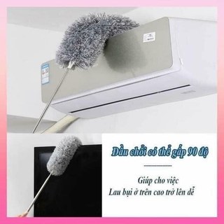 Chổi lau  quét trần nhà đa năng, Cây quét trần nhà gấp gọn kéo dài 70-280cm