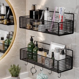 Kệ nhà tắm chia ngăn dán tường. Kê sắt  nhà bếp  đựng đồ đa năng