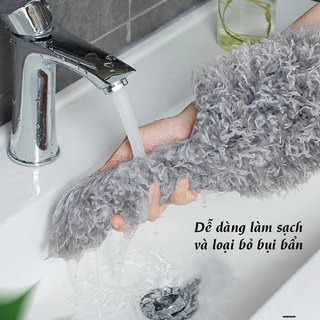 Chổi lau  quét trần nhà đa năng, Cây quét trần nhà gấp gọn kéo dài 70-280cm
