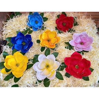 Đầu bông hoa mộc Lan xốp trang trí oản , tháp bánh Tết .,,,, Hoa giả decor