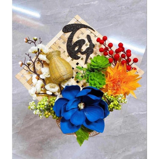 Đầu bông hoa mộc Lan xốp trang trí oản , tháp bánh Tết .,,,, Hoa giả decor