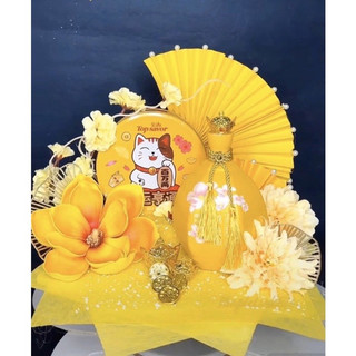 Đầu bông hoa mộc Lan xốp trang trí oản , tháp bánh Tết .,,,, Hoa giả decor