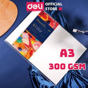 Giấy Vẽ Màu Nước 16 Tờ 300Gsm A3 Chuyên Dụng Hoạ Sĩ Watercolor Paper Finenolo Gouache Acrylic Vẽ Cọ