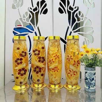 Bình Tửu Sâm Hàn kết nghệ thuật từ Nhân sâm tươi Hàn Quốc 6 năm tuổi