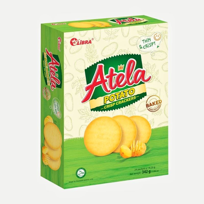 Bánh Quy Cracker Libra Atela(hộp 342g×18gói) | Shopee Việt Nam
