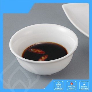 Combo 12 Chén Tương ,Bát Mắm Hàng Sơn Bình  Hải Dương Trắng Đẹp