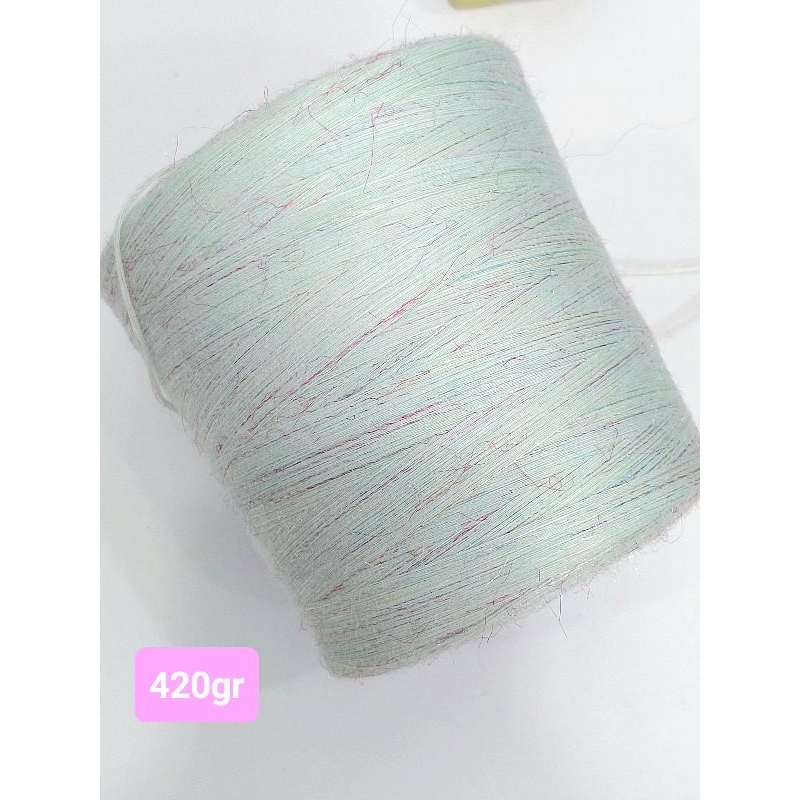 Sợi cotton Đài 100% cotton chập ngũ sắc (50gr) mềm mịn, bật lông, đan ...