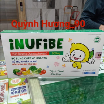 ( Chính hãng ) INUFIBE hộp 20 ống giúp bổ sung chất xơ hòa tan,hỗ trợ nhuận tràng,giảm táo bón