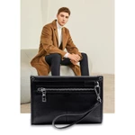 Ví Cầm Tay Clutch Nam Chính Hãng Da Bò Khóa Vân Tay Cao Cấp Màu Đen PL092 — ảnh 2