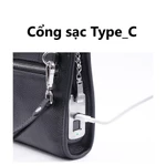 Ví Cầm Tay Clutch Nam Chính Hãng Da Bò Khóa Vân Tay Cao Cấp Màu Đen PL092 — ảnh 4