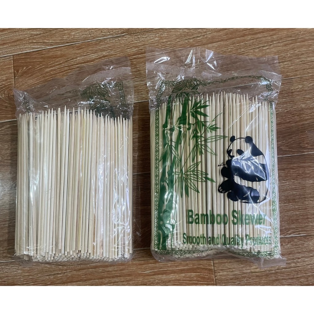Que Xiên Tre Nướng Thịt, Xúc Xích, Tăm xiên dài 15cm/ gói 500[Gram ...