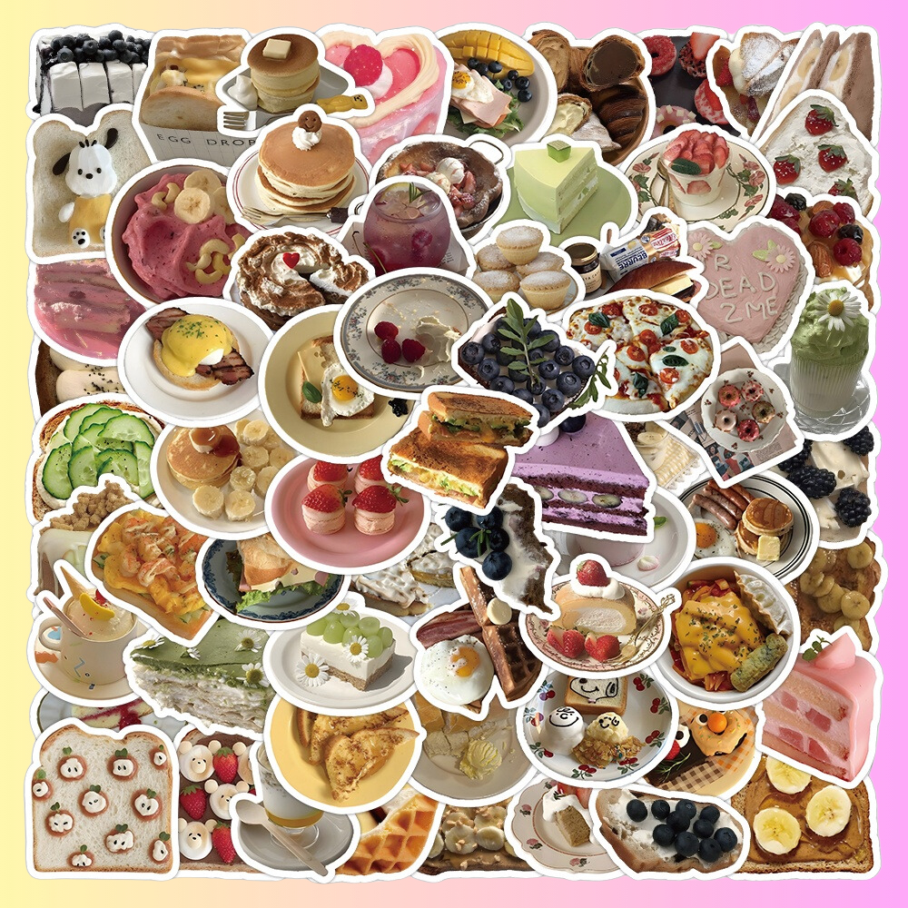 60 - Set 50 Sticker Bánh Ngọt | Shopee Việt Nam