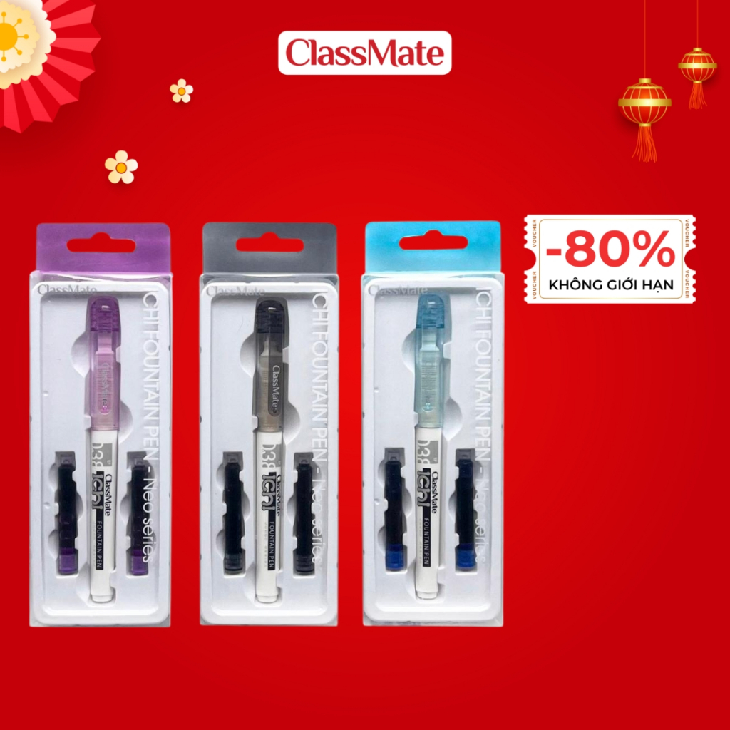 Bút Máy CLASSMATE ICHI NEO Ngòi Kim Thích Hợp Cho Bé Mới Tập Viết CL ...