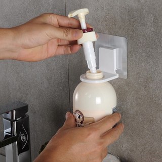 Móc treo chai dầu gội, sữa tắm dán tường