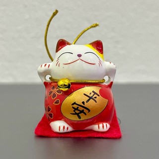 SÉT 5 CON MÈO THẦN TÀI MINI CUTE Kích thước: Cao 4.2cm x Rộng 3.7cm x 3.5cm