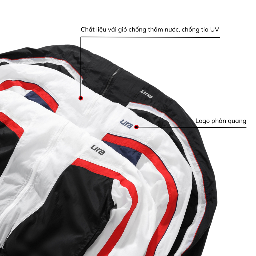Áo Khoác Nam Thể Thao Vải Gió 2 Lớp Chống Nước Phối Màu Woven Lined Jacket JM467 - Thương hiệu Ura | BigBuy360 - bigbuy360.vn