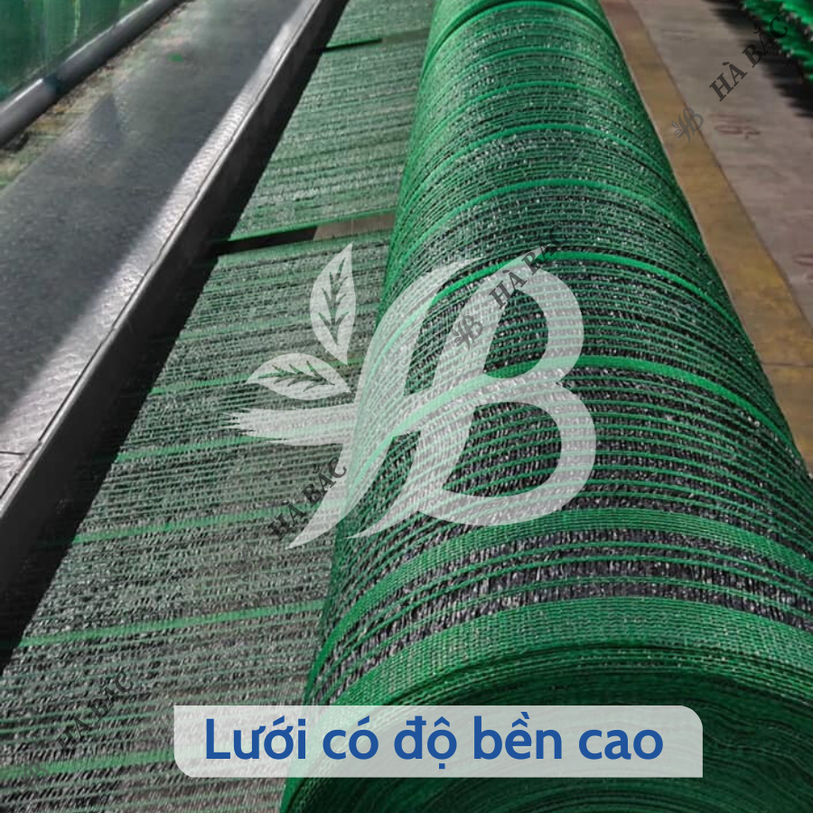 Lưới Che Nắng Thái Lan Khổ 1M, 1M5, 2M, 3M, 4Mét Màu Xanh/Đen Goldbell (Chuông Vàng) Độ Che Phủ 60% - BÁN THEO 1 MÉT TỚI