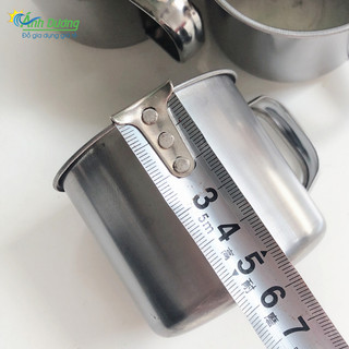 Cốc inox, ca inox 7cm dày dặn- siêu bền tiện lợi cho dã ngoại
