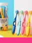 HỘP 8 BÀN CHẢI TRẺ EM SIÊU MỀM CAO CẤP, LÔNG MỀM MỊN KHÔNG GÂY ĐAU NƯỚU, Phù Hợp Bé 3 Đến 12 Tuổi