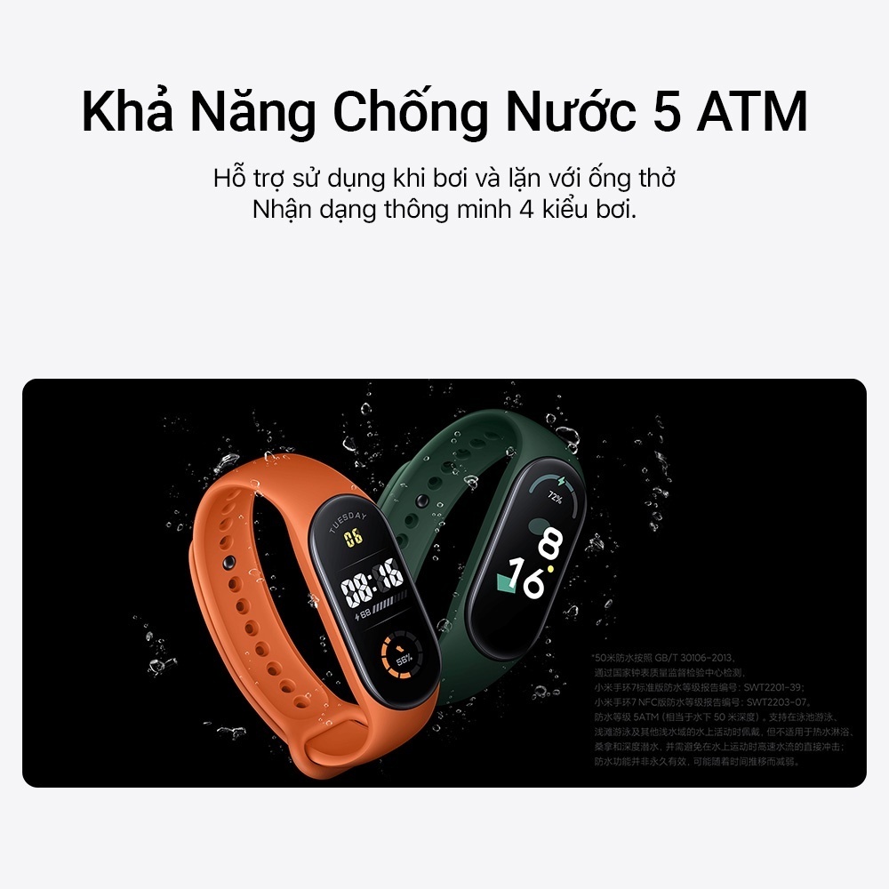 Ảnh Vòng Đeo Tay Thông Minh Xiaomi Miband 8 / Miband 9 Theo Dõi Sức Khỏe, Bản Quốc Tế - Hàng Chính Hãng 3