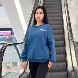 Áo Sweater SR18 Tay Phồng Form Boxy Chất Nỉ Bông Dầy Dặn Form Rộng Nữ Nhiều Màu Gladimax